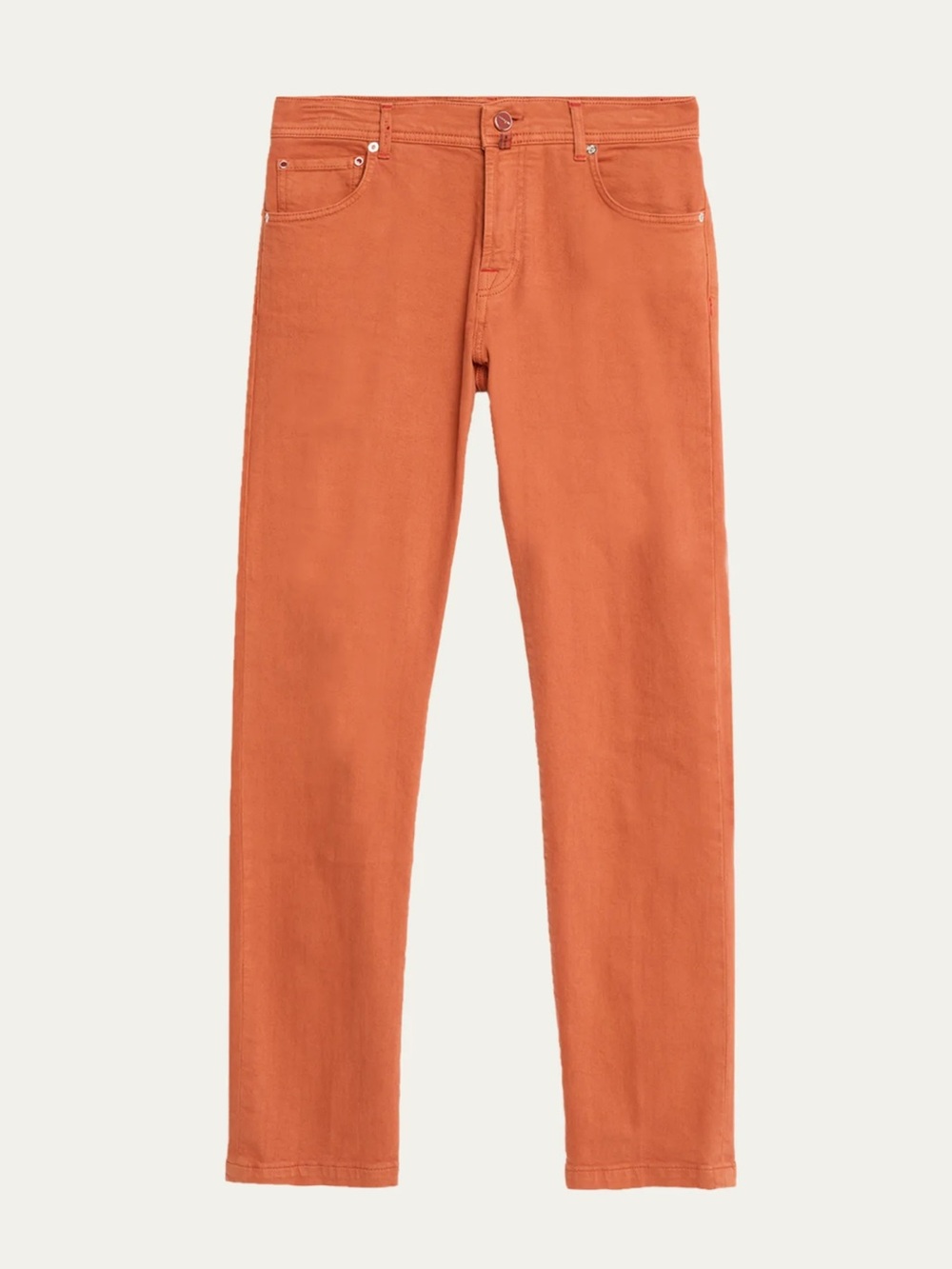 Kiton Kurabo Slim Stretch Five-Pocket Pants Orange Men’s 34